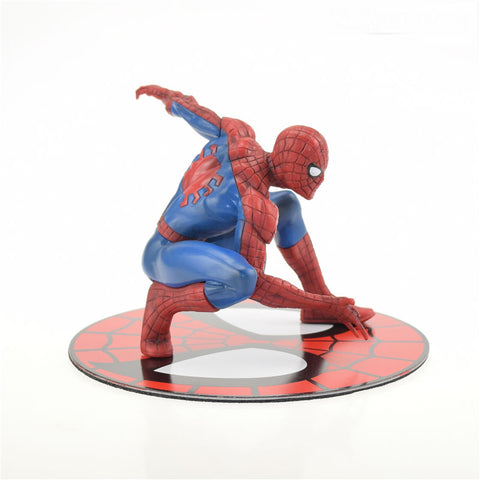 SpiderMan Superhero Metal Magnet Base PVC Action Figure