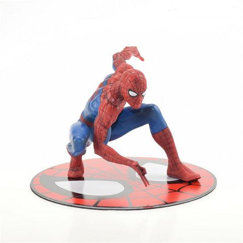 SpiderMan Superhero Metal Magnet Base PVC Action Figure