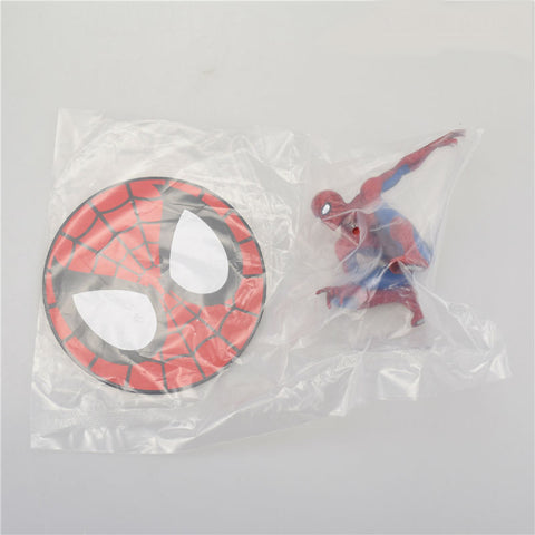 SpiderMan Superhero Metal Magnet Base PVC Action Figure