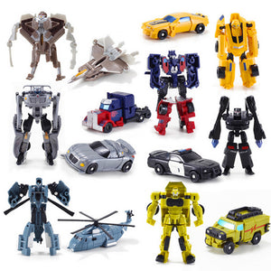 Transformation Plastic Robot Cars Action Figure Toys